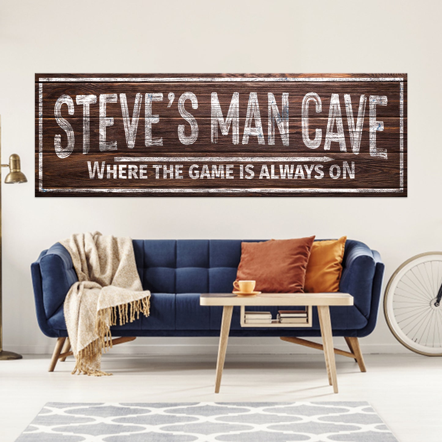 Where the Game is always On Sign Style 2 - Image by Tailored Canvases