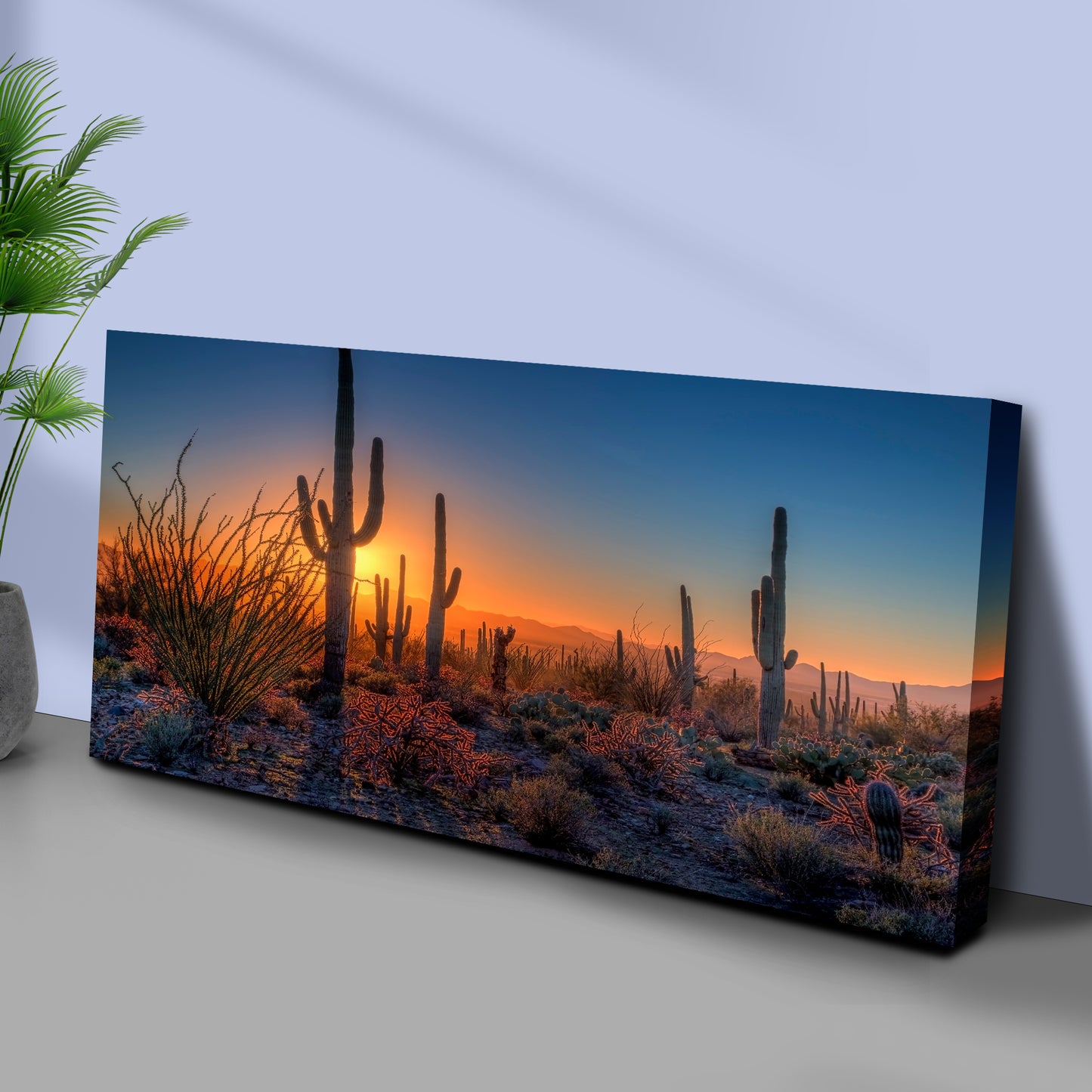Desert Dusk Canvas Wall Art Style 1 - Image by Tailored Canvases