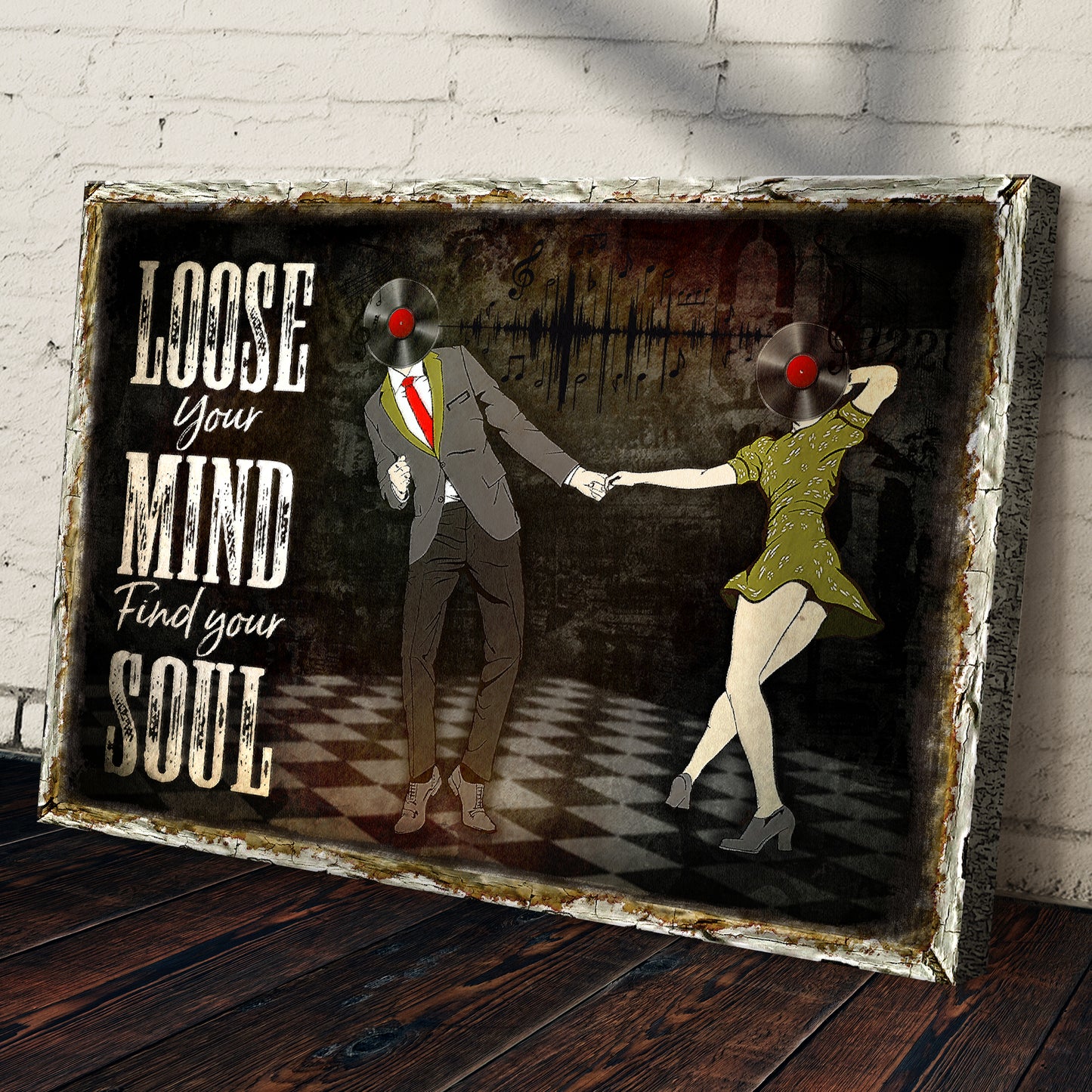 Loose Your Mind And Find Your Soul Sign Style 1 - Image by Tailored Canvases