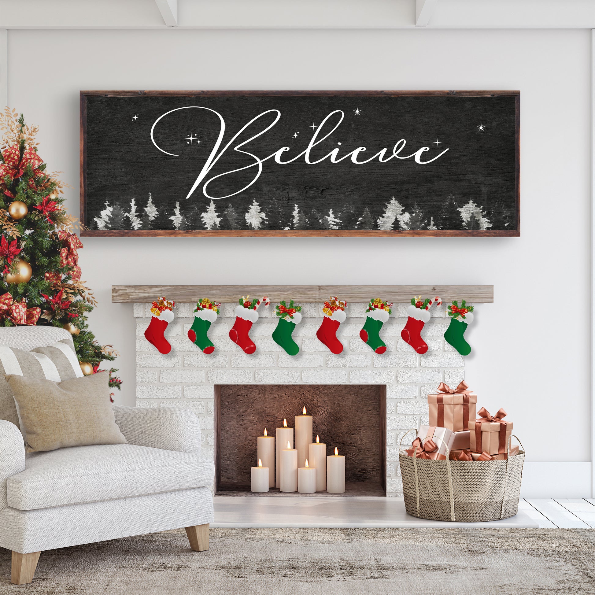 Believe Sign II Style 1 - Image by Tailored Canvases