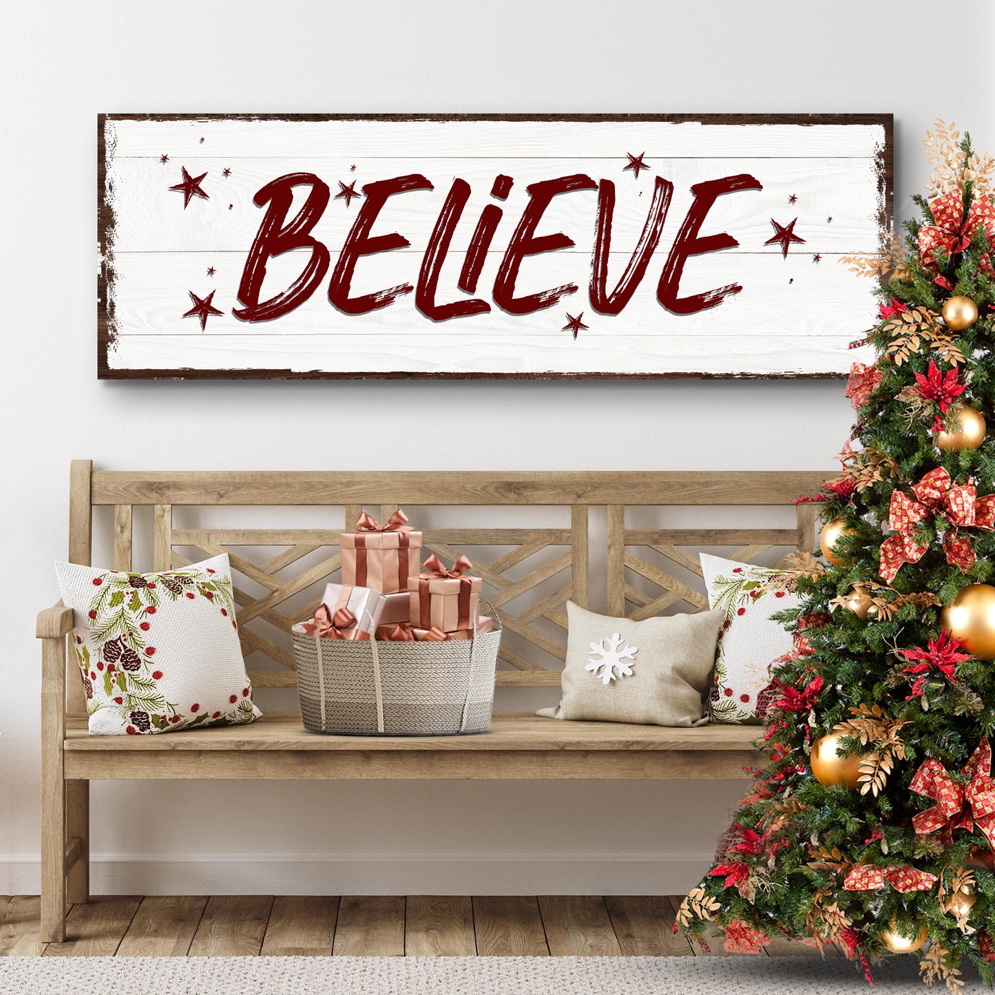 Believe Sign Style 1 - Image by Tailored Canvases