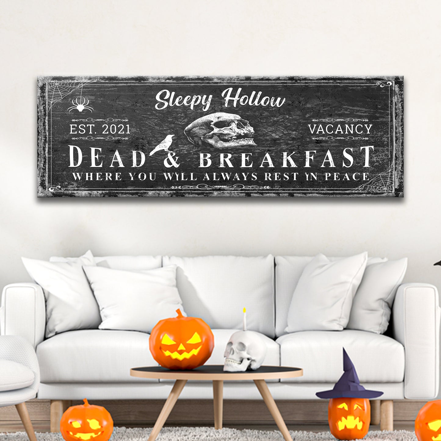 Sleepy Hollow Sign Style 1 - Image by Tailored Canvases