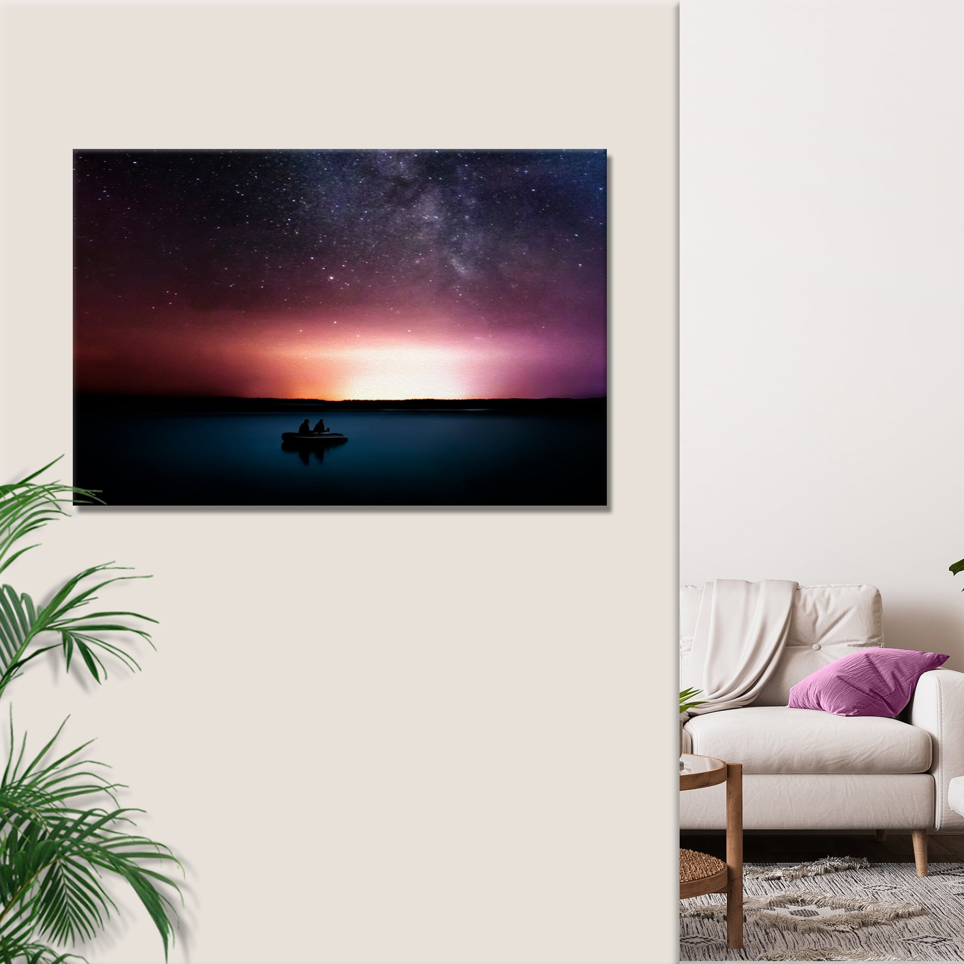 Supernova Seascape Canvas Wall Art Style 1 - Image by Tailored Canvases