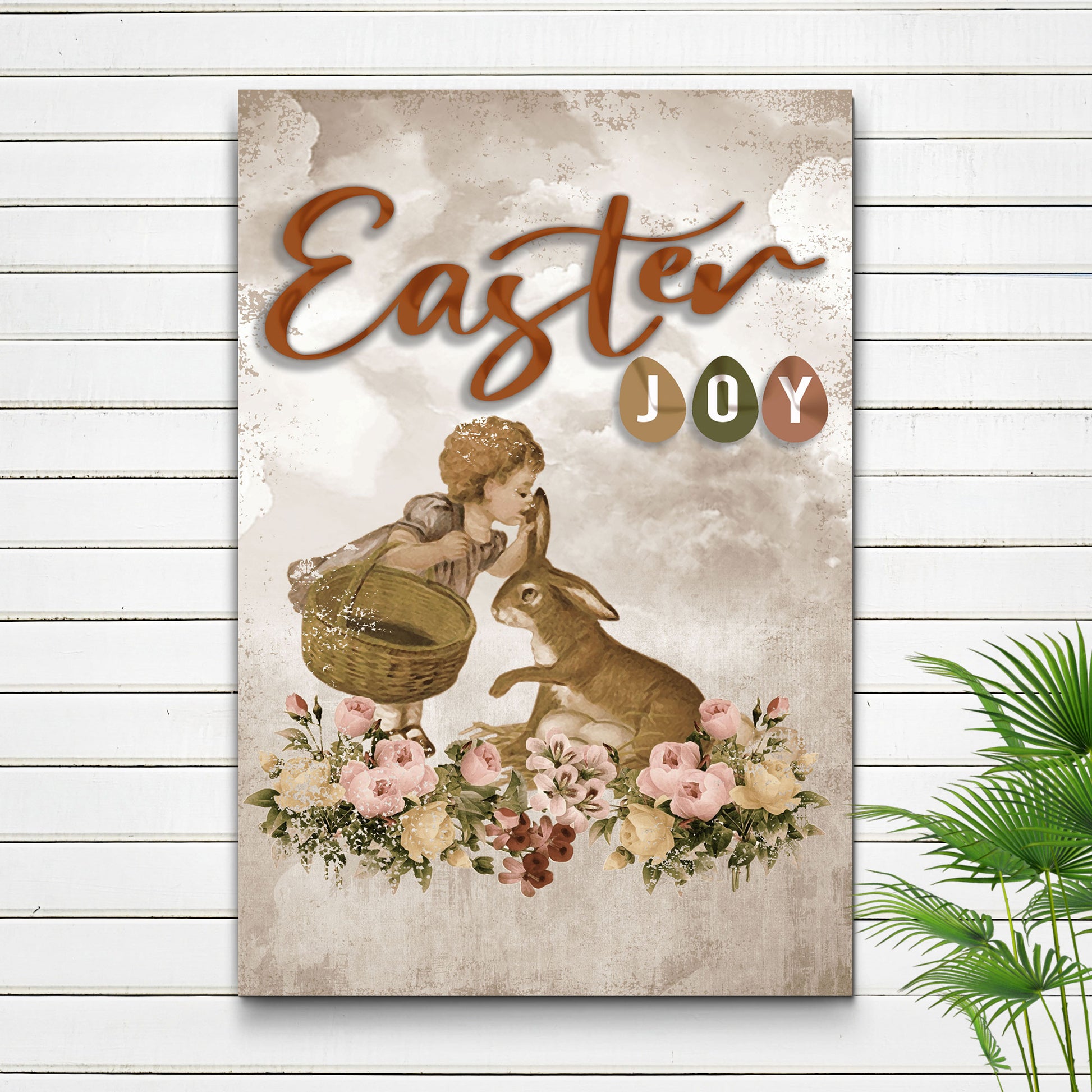 Easter Joy Sign II Style 1 - Image by Tailored Canvases