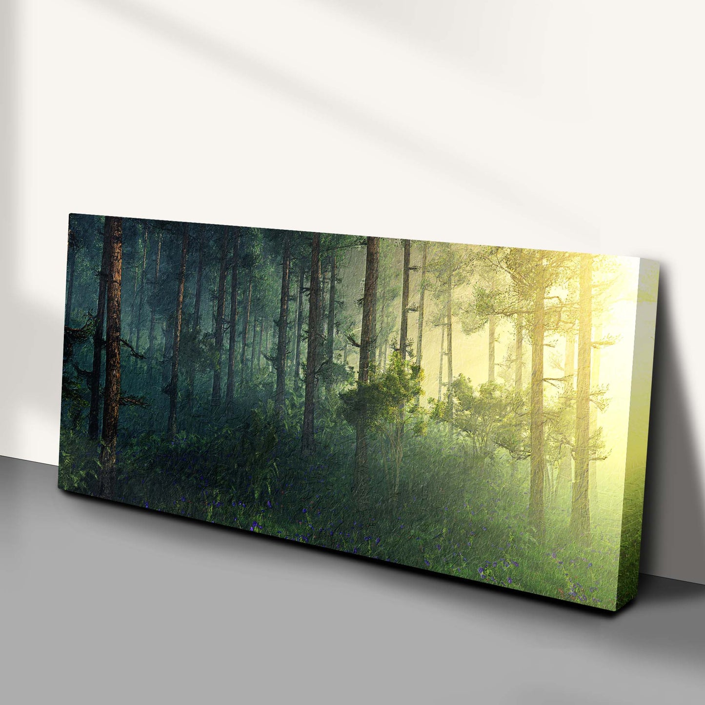 Foggy Forest Wash Out Canvas Wall Art Style 1 - Image by Tailored Canvases