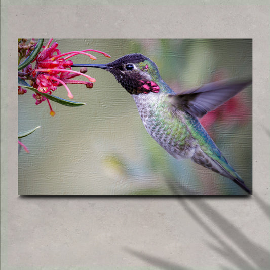 Hummingbird Spring Canvas Wall Art - Image by Tailored Canvases