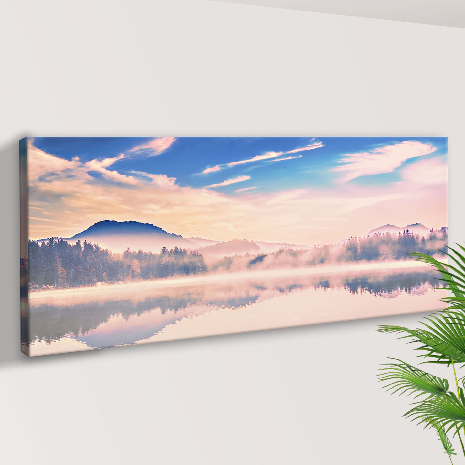 Misty Landscape Canvas Wall Art Style 1 - Image by Tailored Canvases