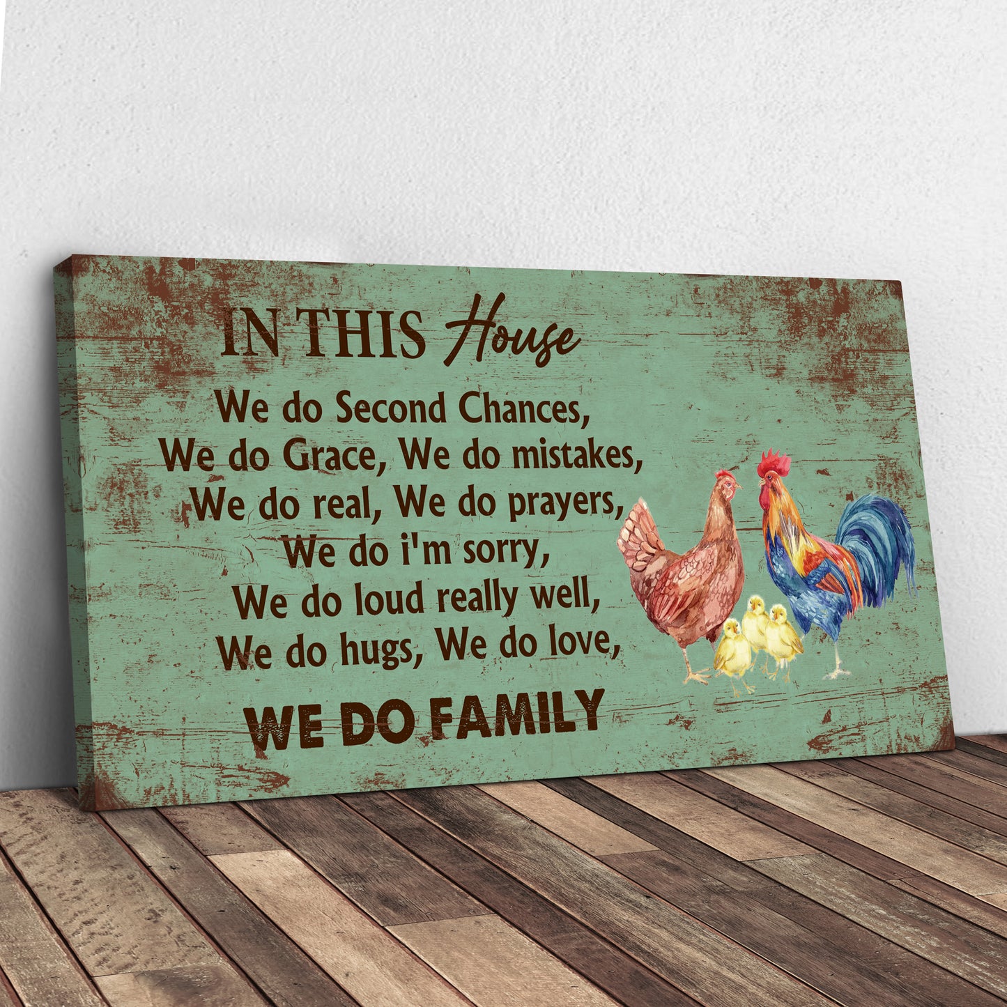 In This House, We Do Family Sign II Style 1 - Image by Tailored Canvases