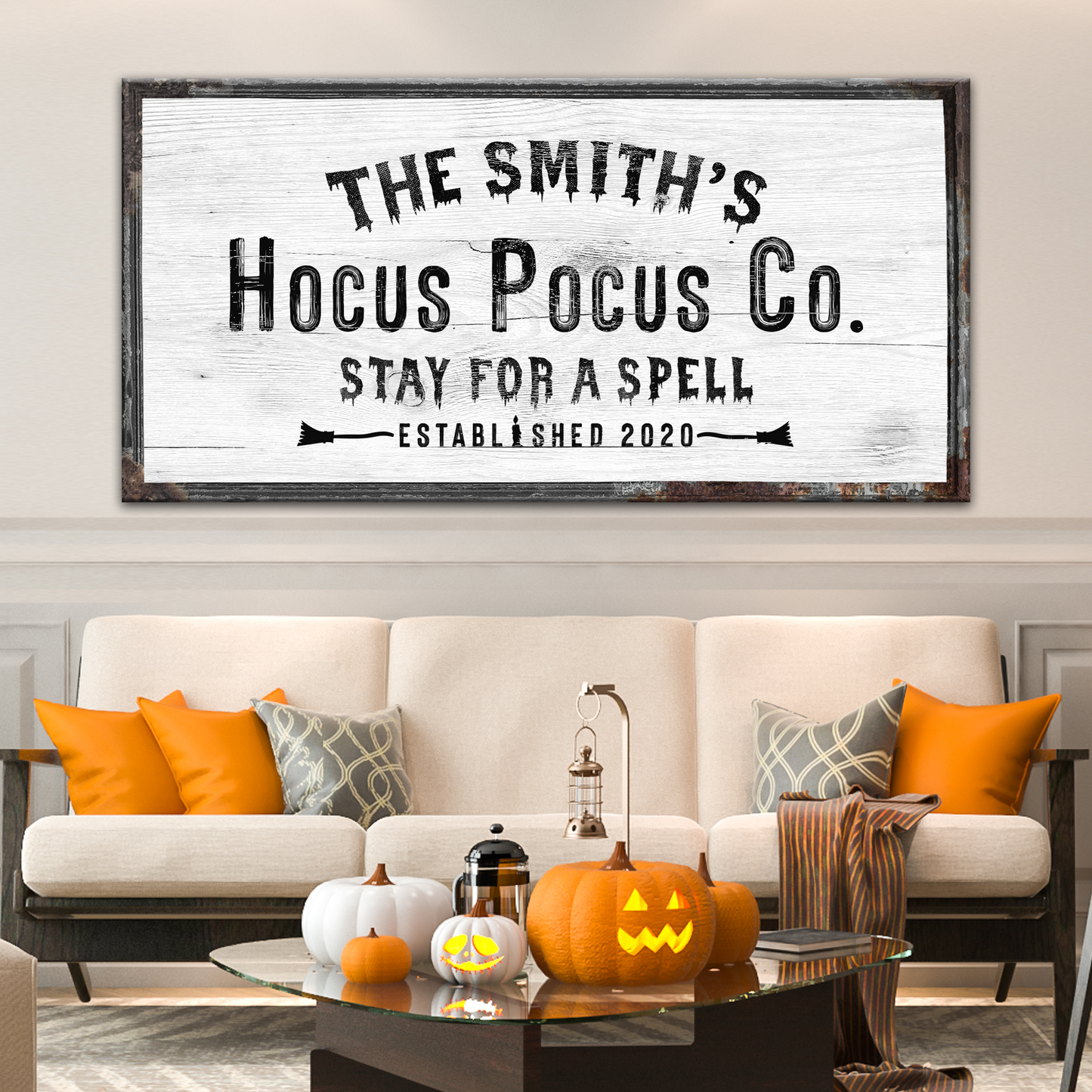 Hocus Pocus Company Sign Style 2 - Image by Tailored Canvases