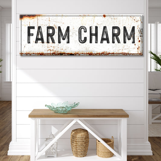 Farm Charm Sign - Image by Tailored Canvases