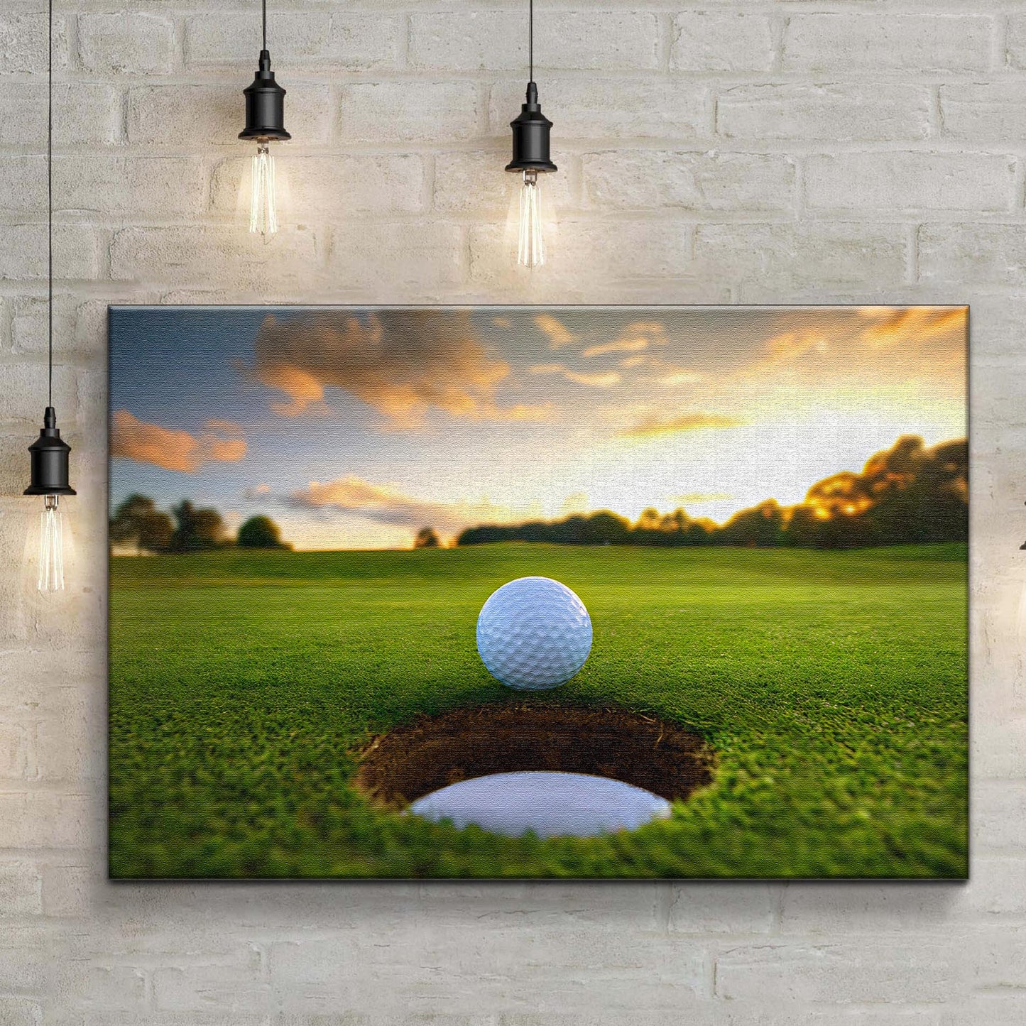 Golf Ball Canvas Wall Art Style 1 - Image by Tailored Canvases