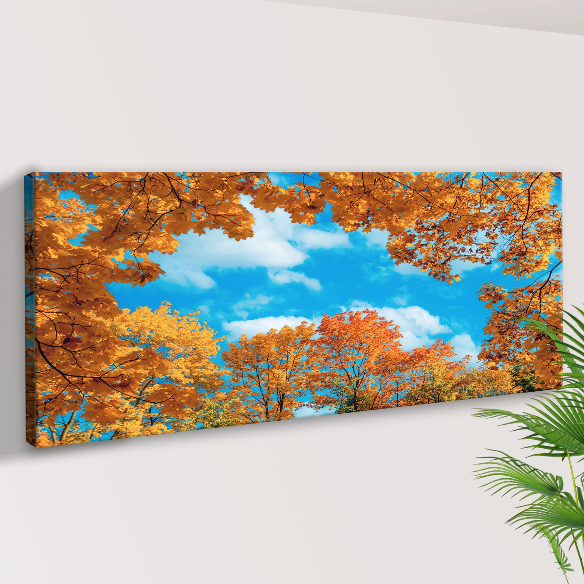 Trees From The Ground Point Canvas Wall Art Style 1 - Image by Tailored Canvases