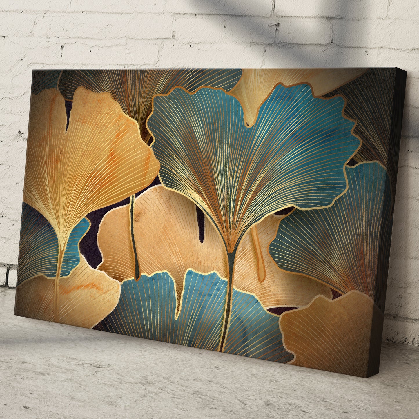 Glorious Gingko Leaves Canvas Wall Art Style 1 - Image by Tailored Canvases