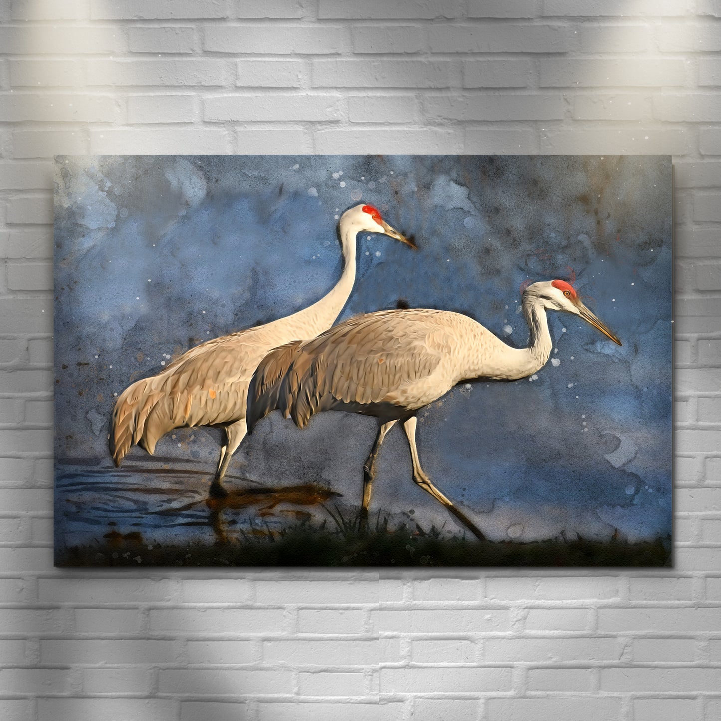Chinese Crane Wall Art II Style 1 - Image by Tailored Canvases