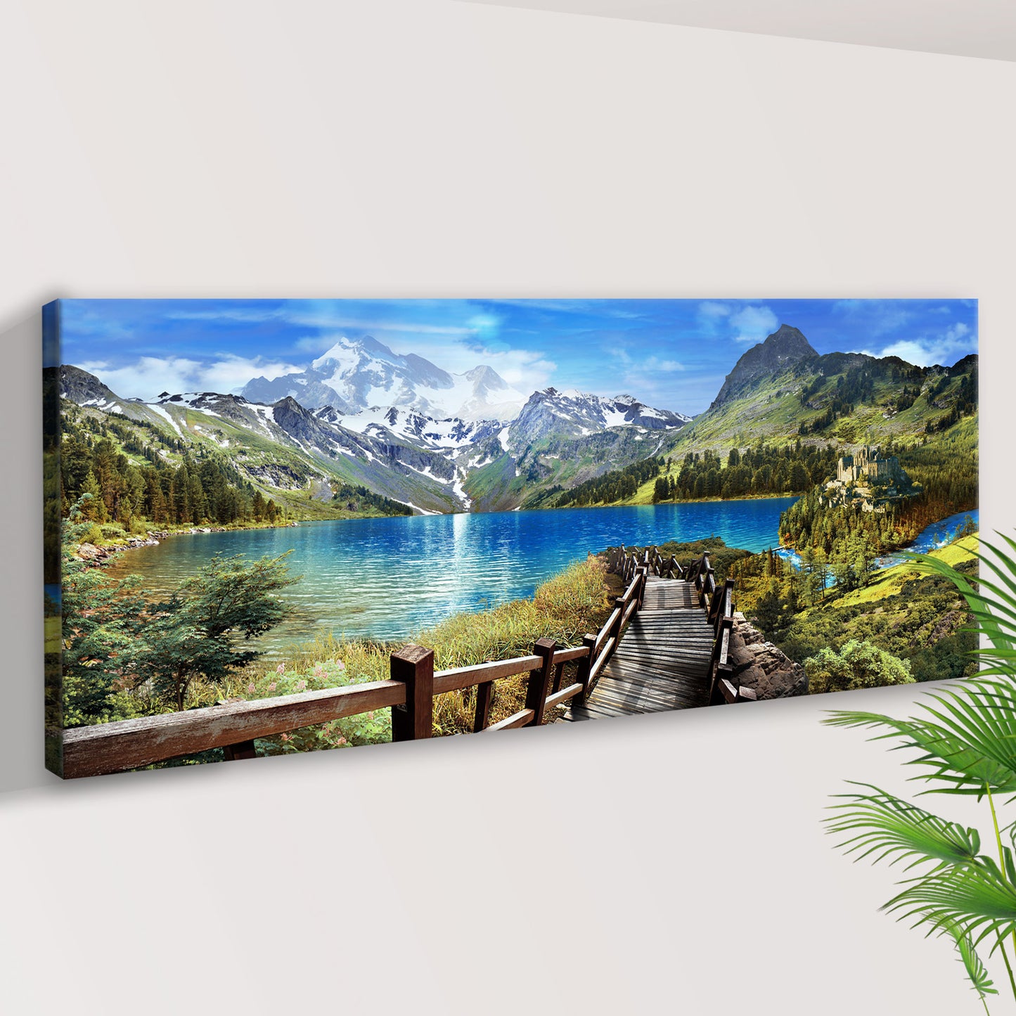 Perfect Summer By The Lake Canvas Wall Art Style 1 - Image by Tailored Canvases