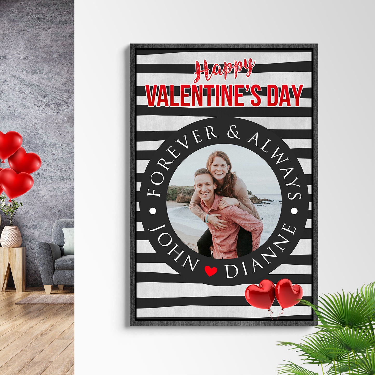 Forever And Always Modern Sign Style 1 - Image by Tailored Canvases