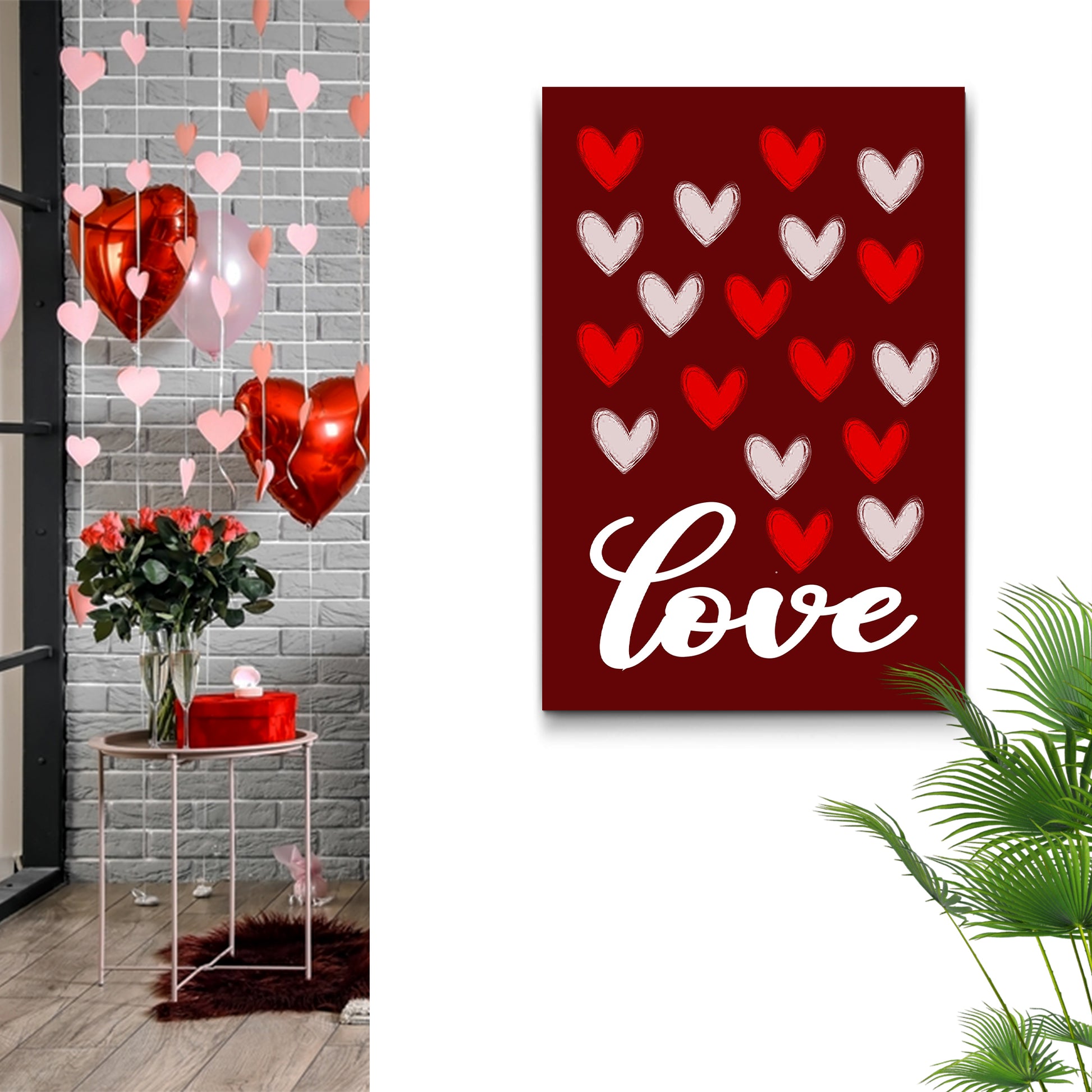 Valentine's Day Love Sign II Style 1 - Image by Tailored Canvases