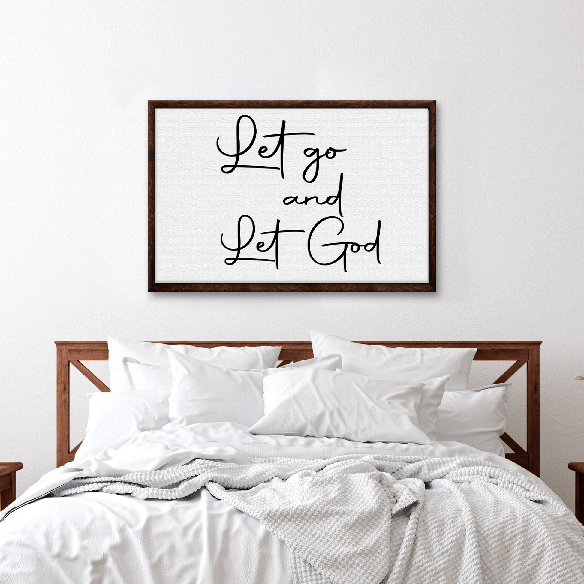 Let go And Let God Sign - Image by Tailored Canvases