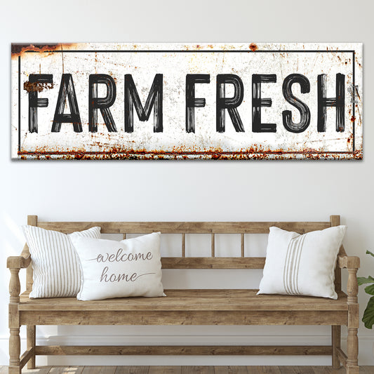 Farm Fresh Sign - Image by Tailored Canvases