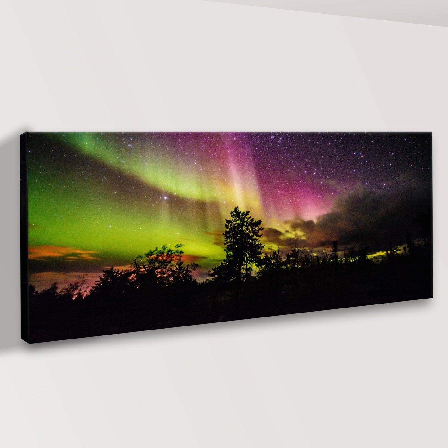 Aurora Borealis Canvas Wall Art Style 1 - Image by Tailored Canvases