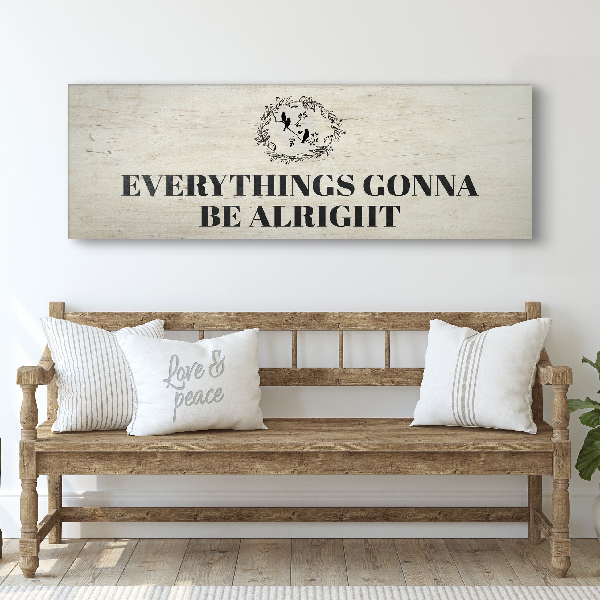 Everythings Gonna Be Alright Sign II - Image by Tailored Canvases