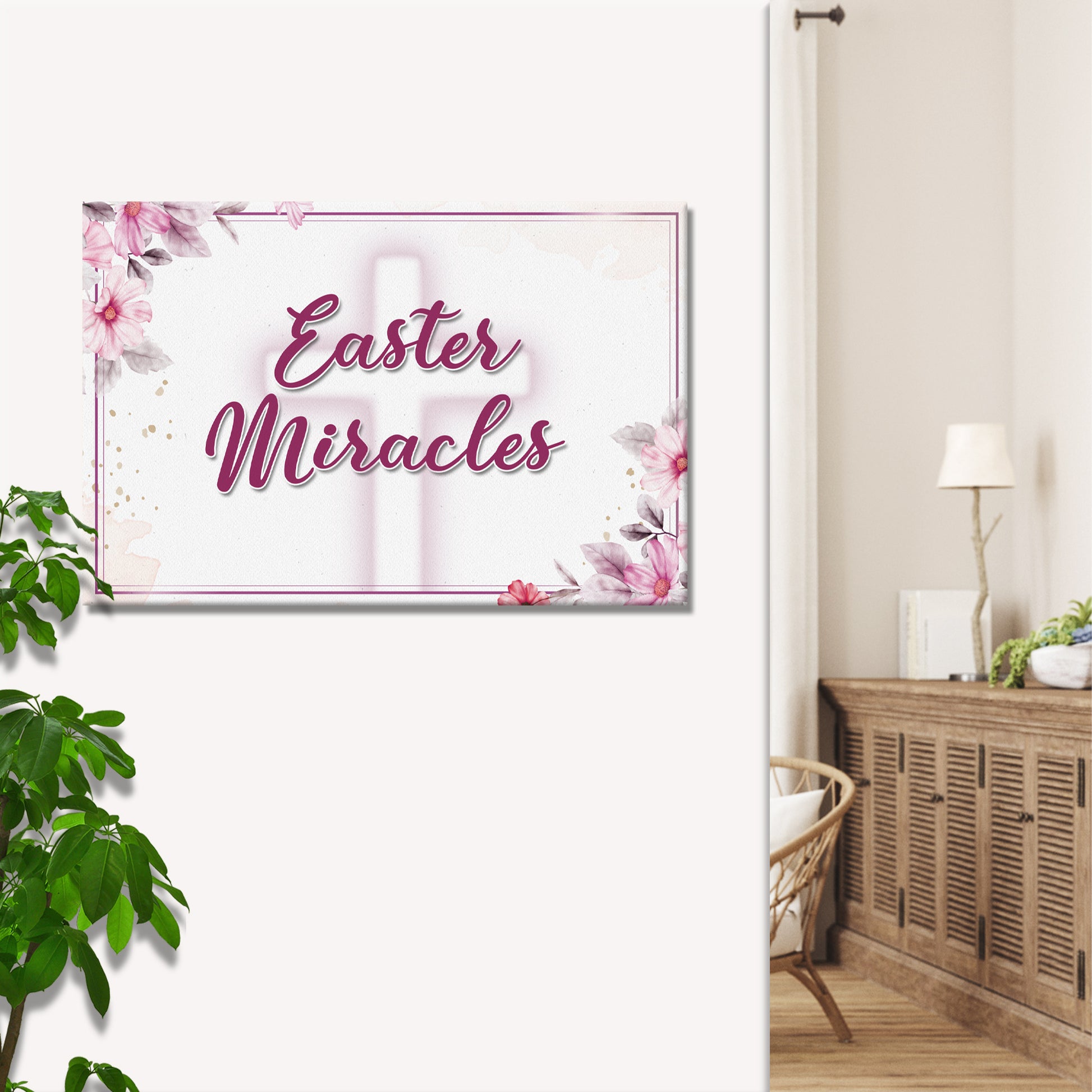 Easter Miracles Sign Style 1 - Image by Tailored Canvases