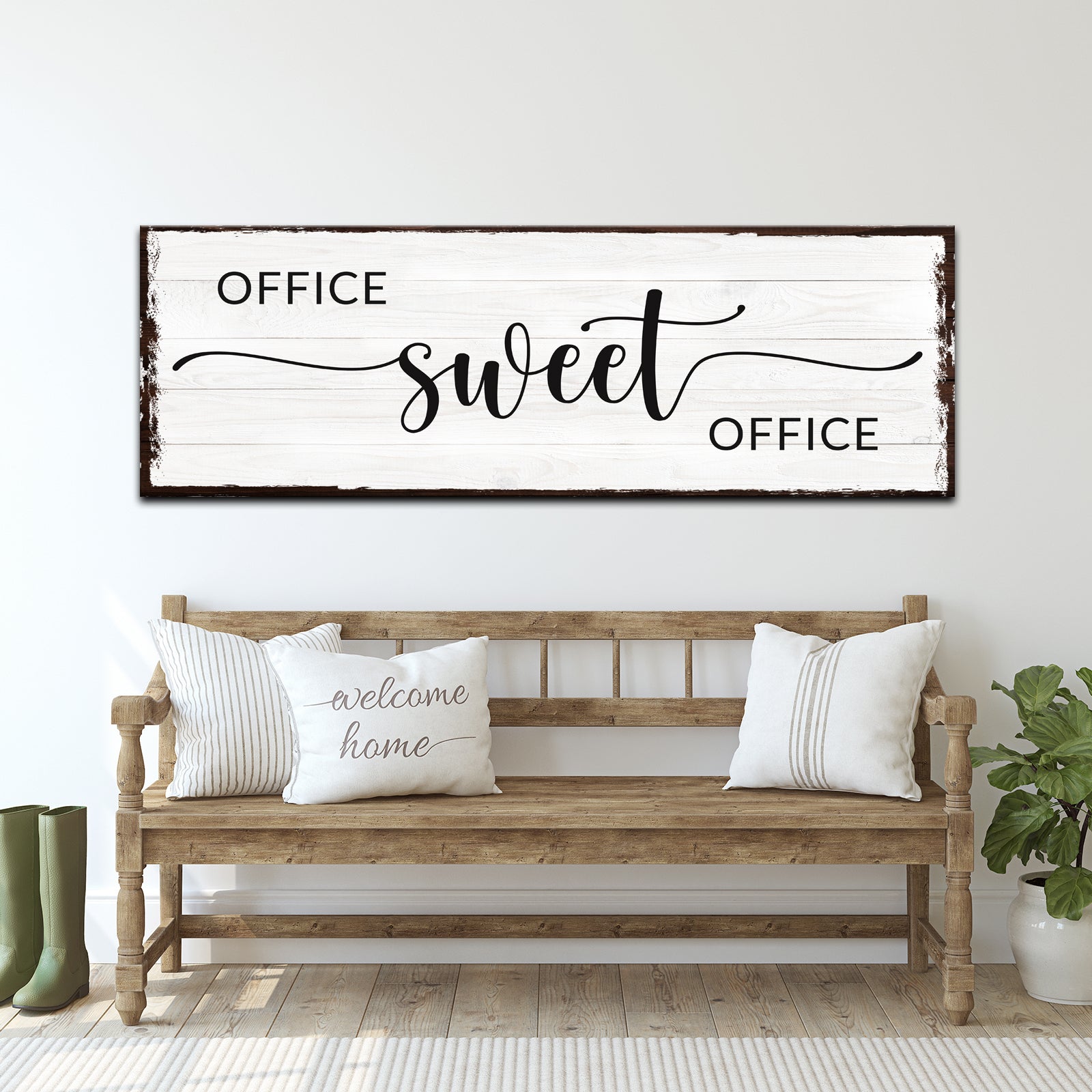 Office Sweet Office Sign Style 1 - Image by Tailored Canvases