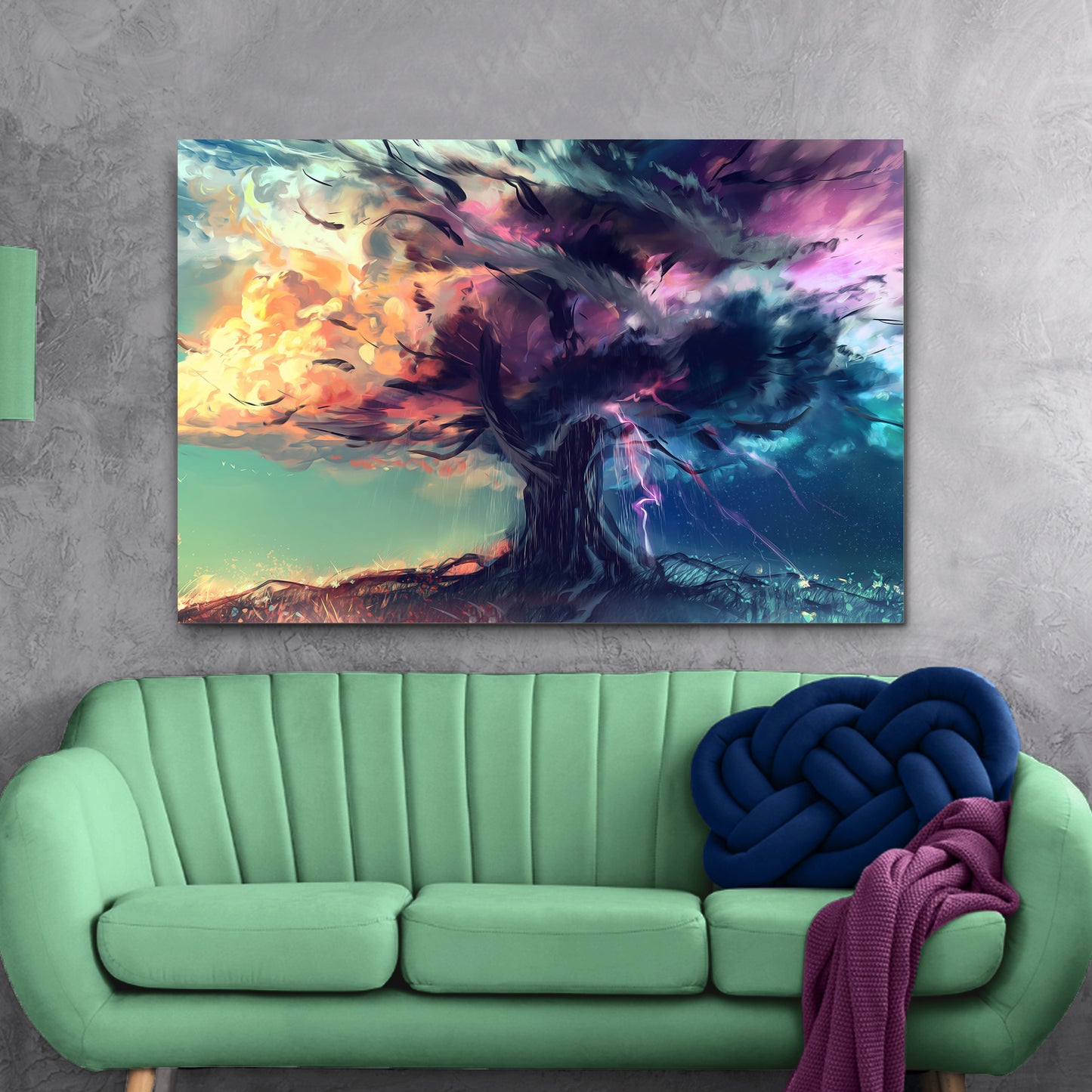 Mysterious Tree Of Life Canvas Wall Art Style 2 - Image by Tailored Canvases