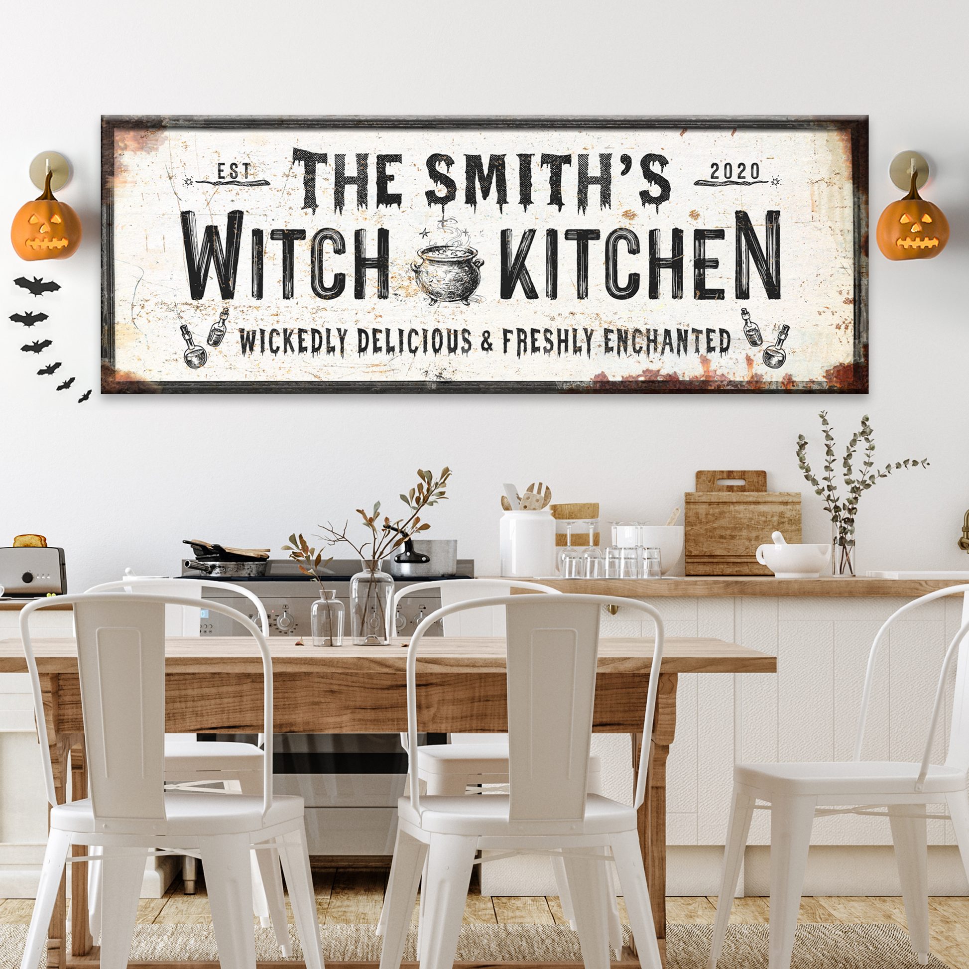 Witch Kitchen Sign Style 1 - Image by Tailored Canvases