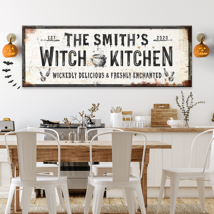 Witch Kitchen Sign - Image by Tailored Canvases