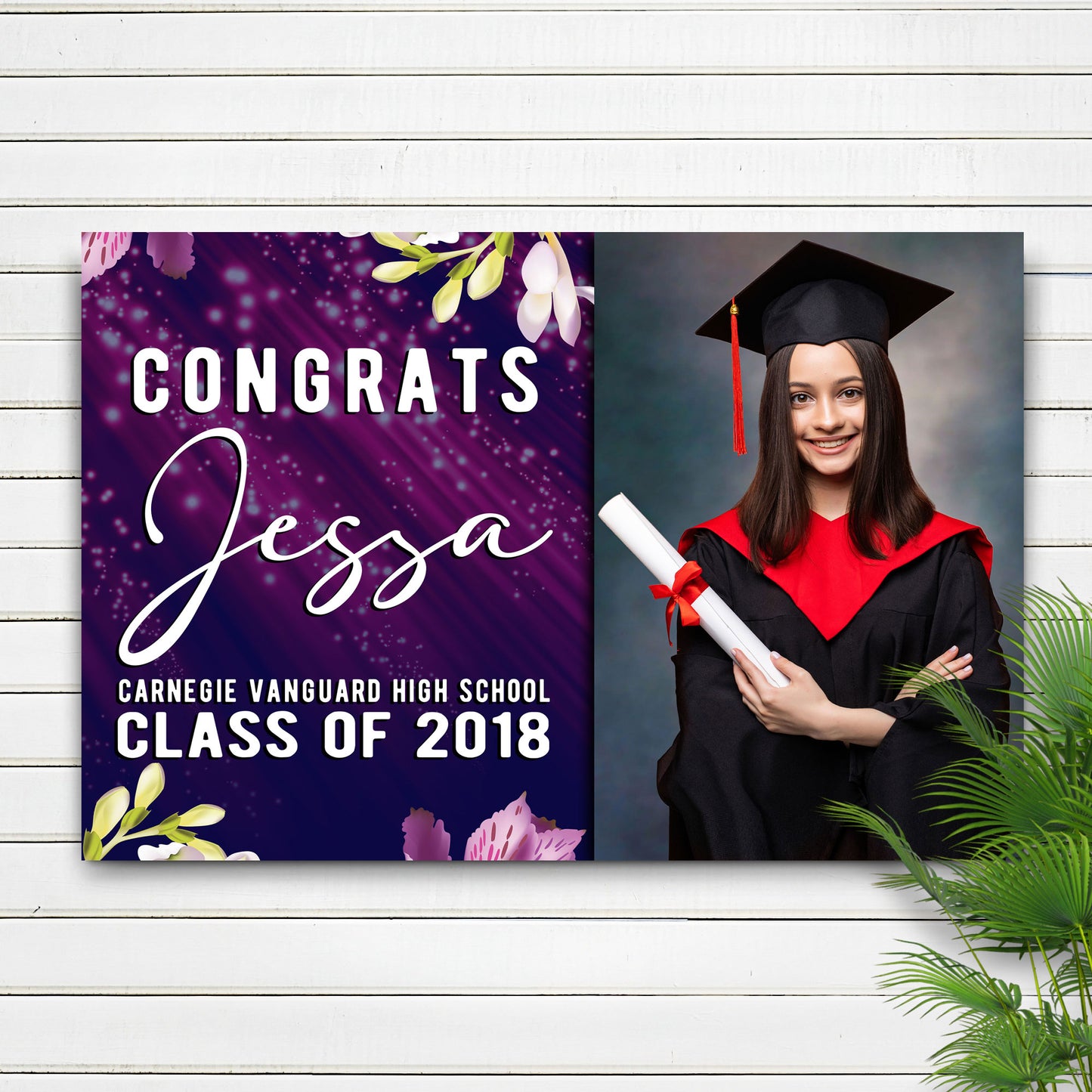 Graduation Gift Sign II Style 1 - Image by Tailored Canvases