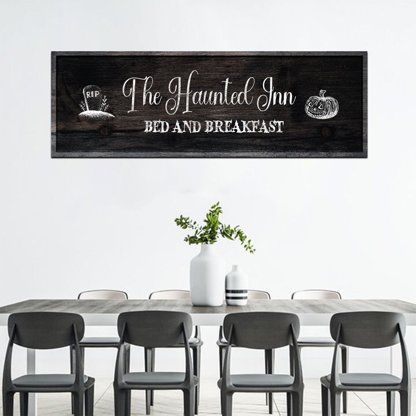 The Haunted Inn Sign - Image by Tailored Canvases