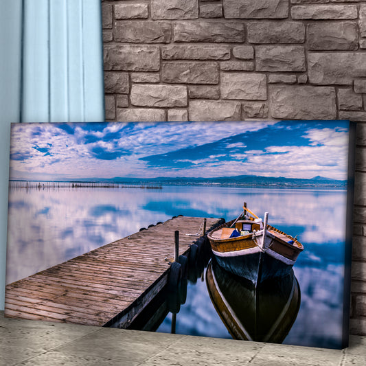 Boat Seascape Canvas Wall Art - Image by Tailored Canvases