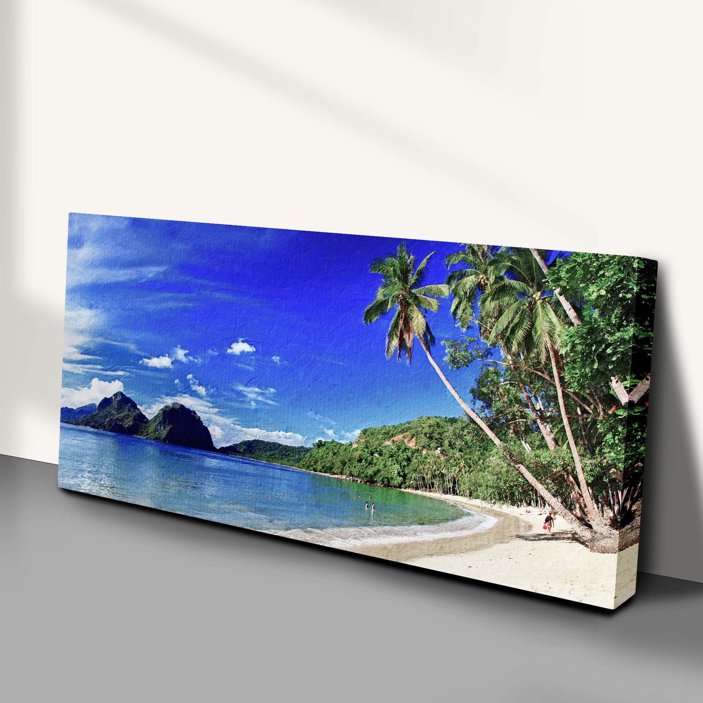 Tropical Beach Canvas Wall Art Style 2 - Image by Tailored Canvases