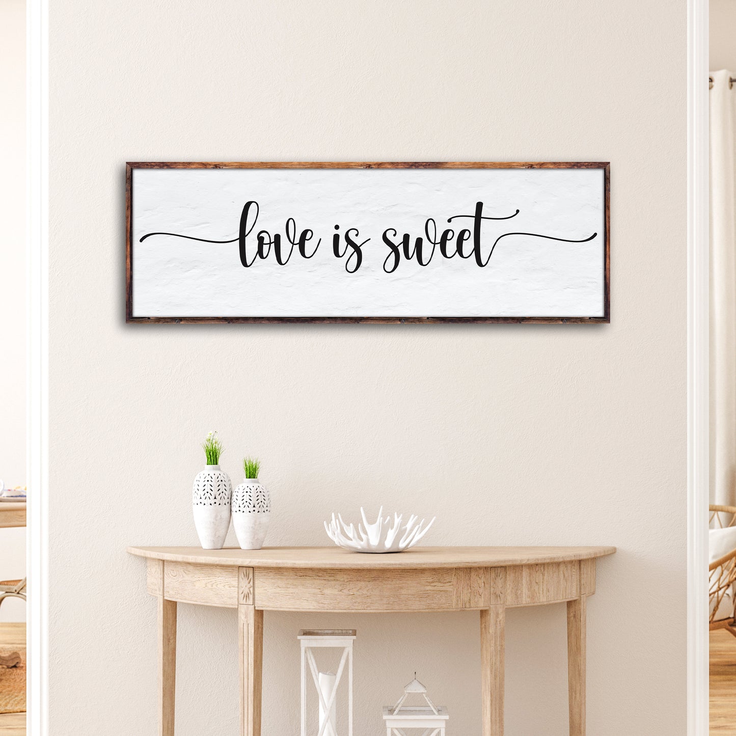 Love Is Sweet Sign Style 2 - Image by Tailored Canvases