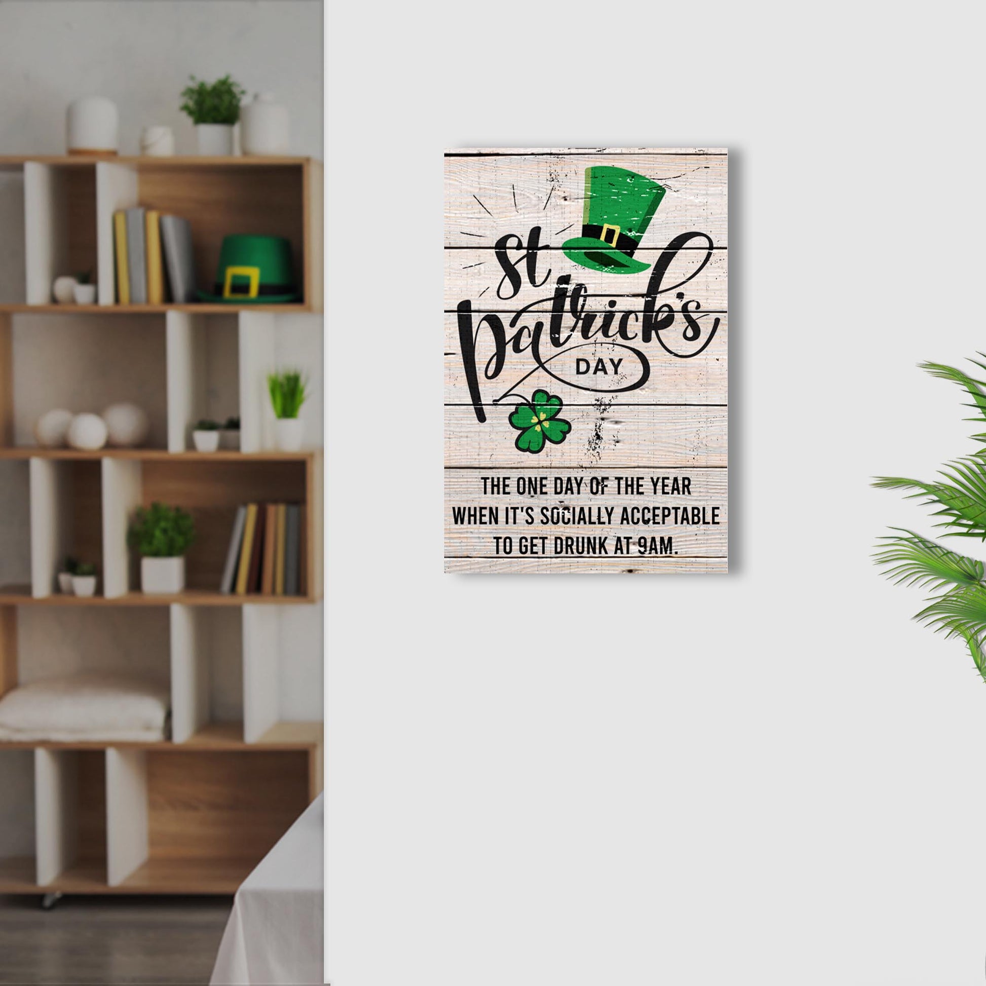 St. Patrick's Day Sign IV Style 1 - Image by Tailored Canvases