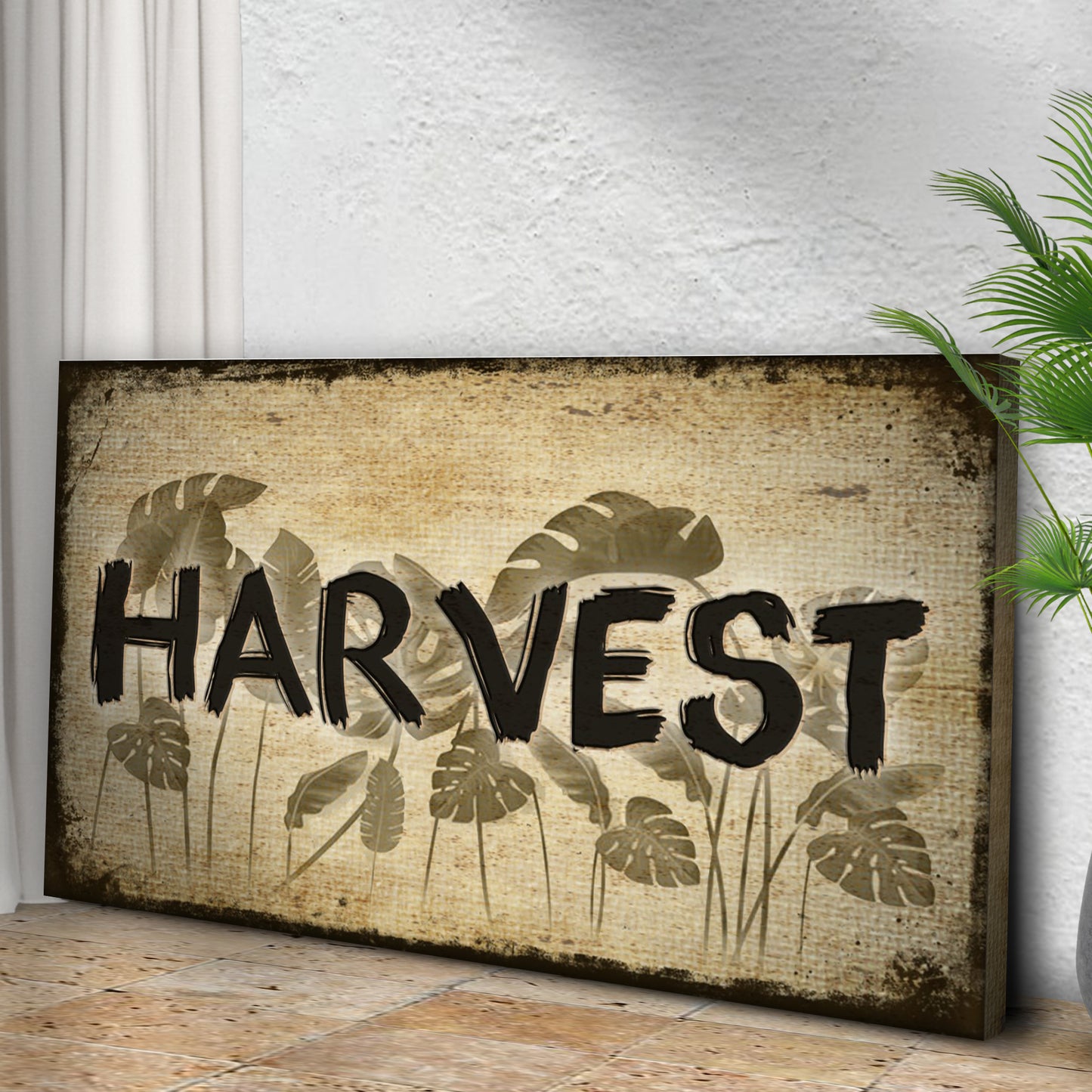 Harvest Thanksgiving Sign II Style 1 - Image by Tailored Canvases