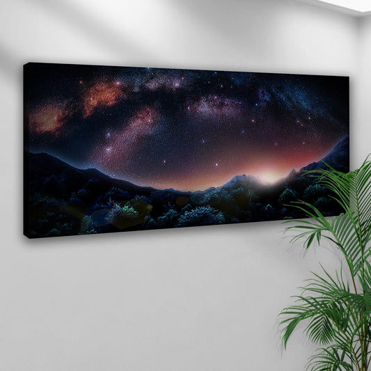 Forest And Astronomy Canvas Wall Art - Image by Tailored Canvases