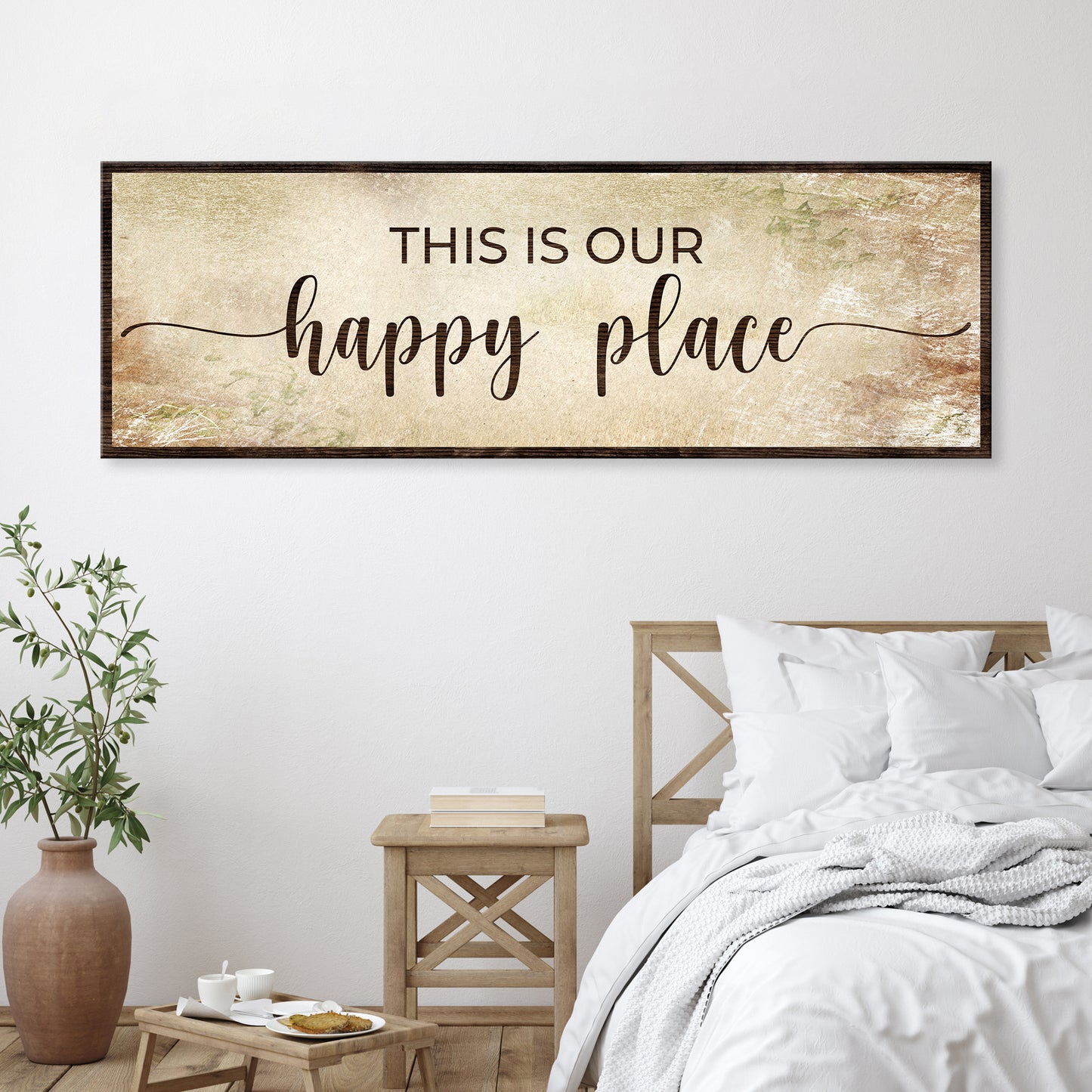 This is Our Happy Place Sign II Style 2 - Image by Tailored Canvases