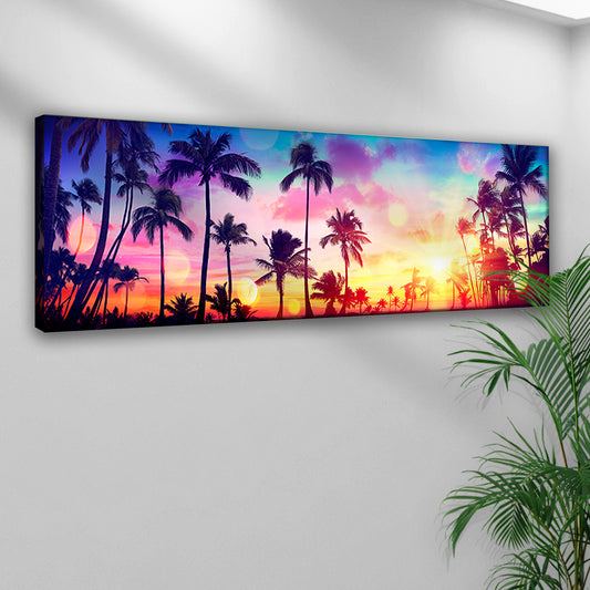 Vintage Caribbean Nights Canvas Wall Art - Image by Tailored Canvases