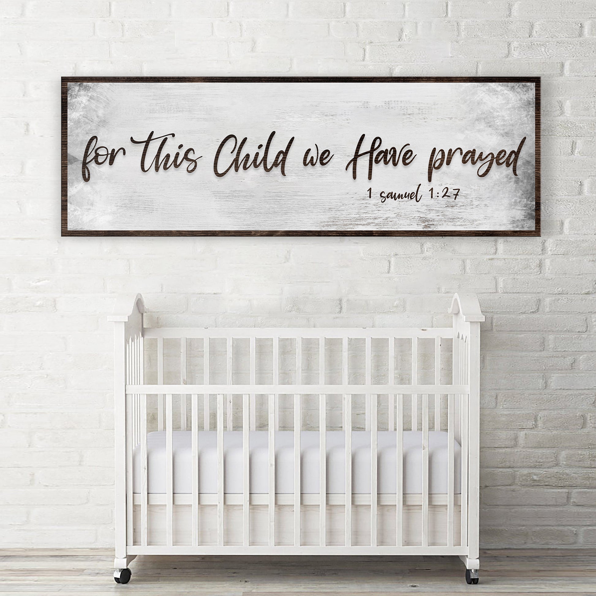 1 Samuel 1:27 Scripture Sign III Style 1 - Image by Tailored Canvases