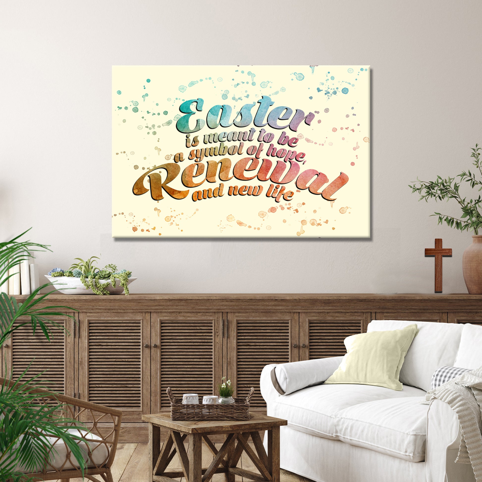 Easter A Symbol Of Hope, Renewal And New LIfe Sign - Image by Tailored Canvases