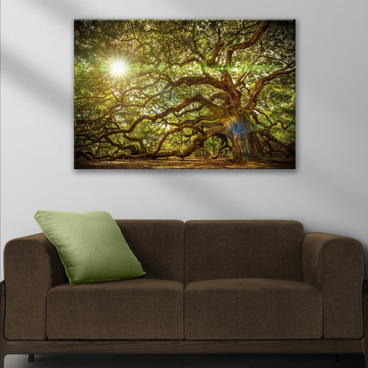 Angel Oak Tree Canvas Wall Art Style 2 - Image by Tailored Canvases