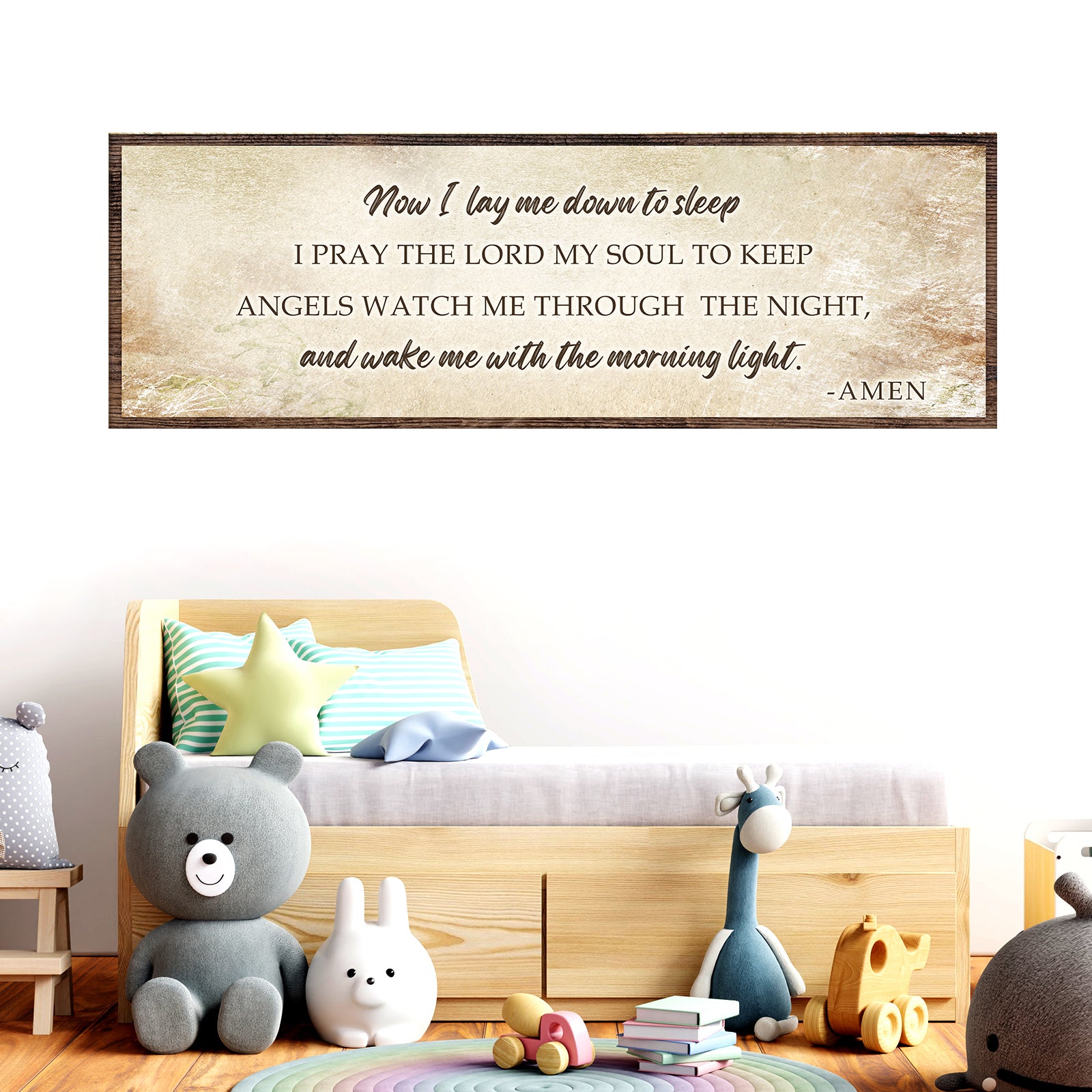 A Child's Prayer Sign Style 2 - Image by Tailored Canvases