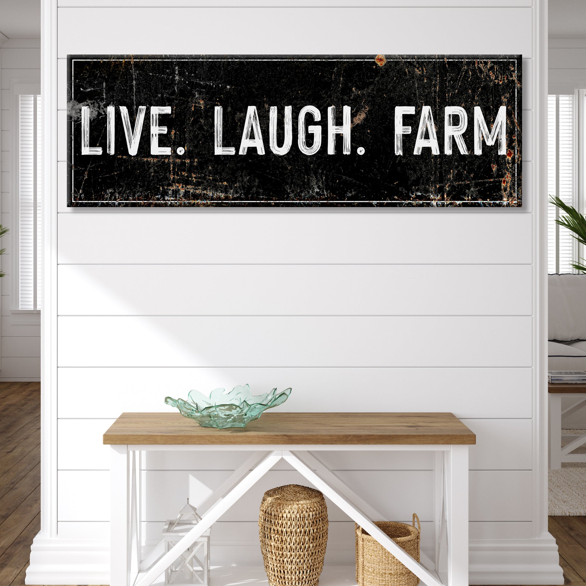 Live Laugh Farm Sign Style 2 - Image by Tailored Canvases