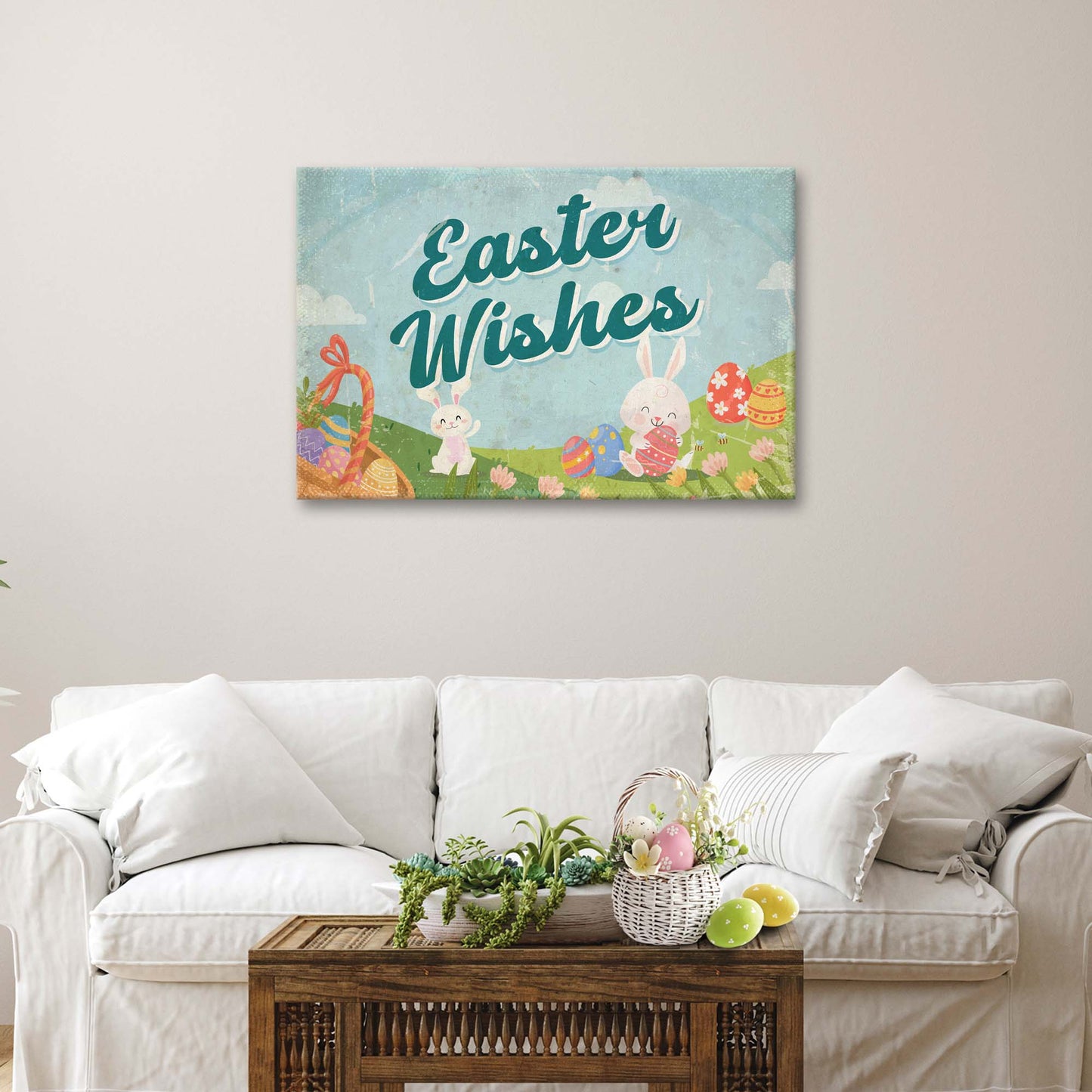Easter Wishes Sign II - Image by Tailored Canvases