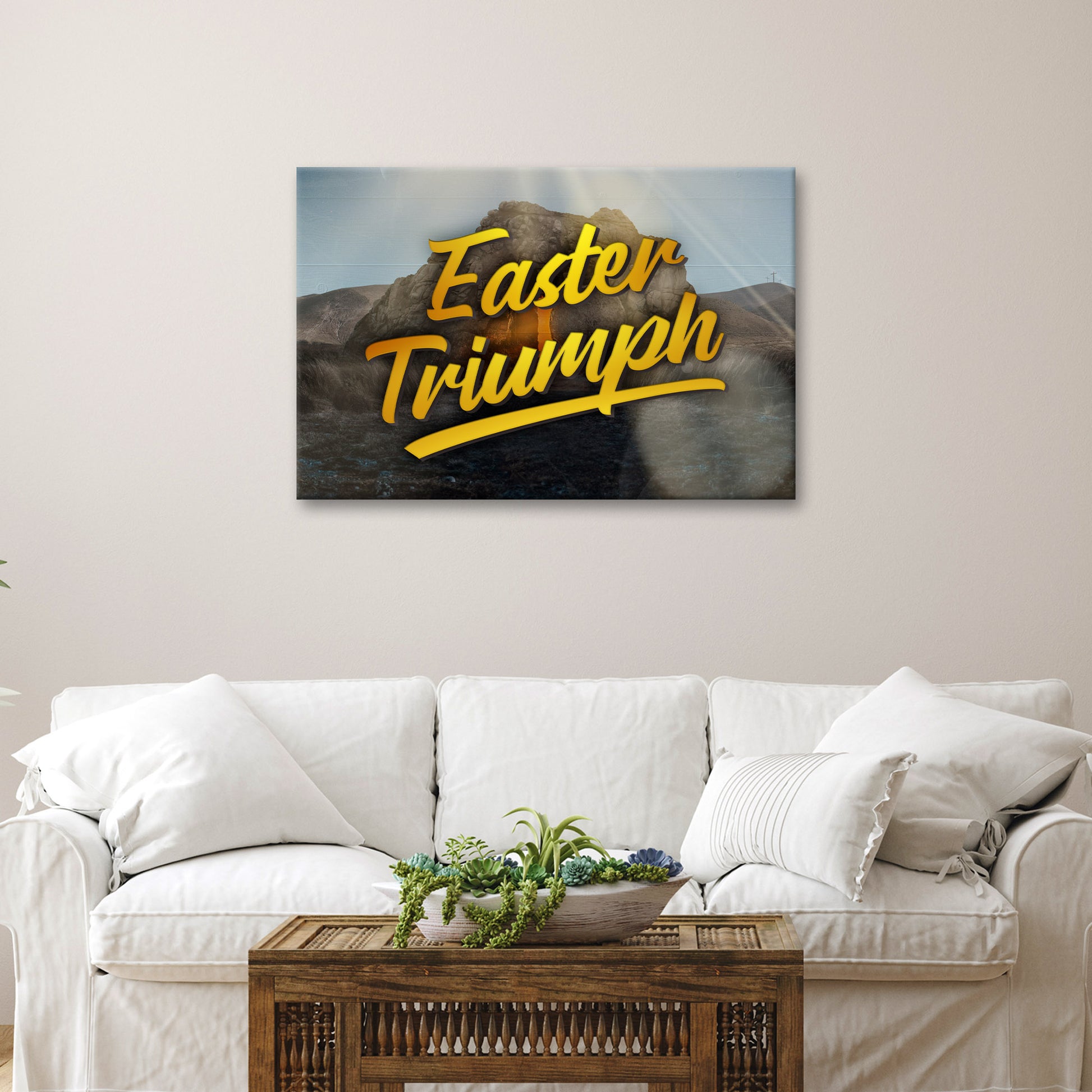 Easter Triumph Sign - Image by Tailored Canvases