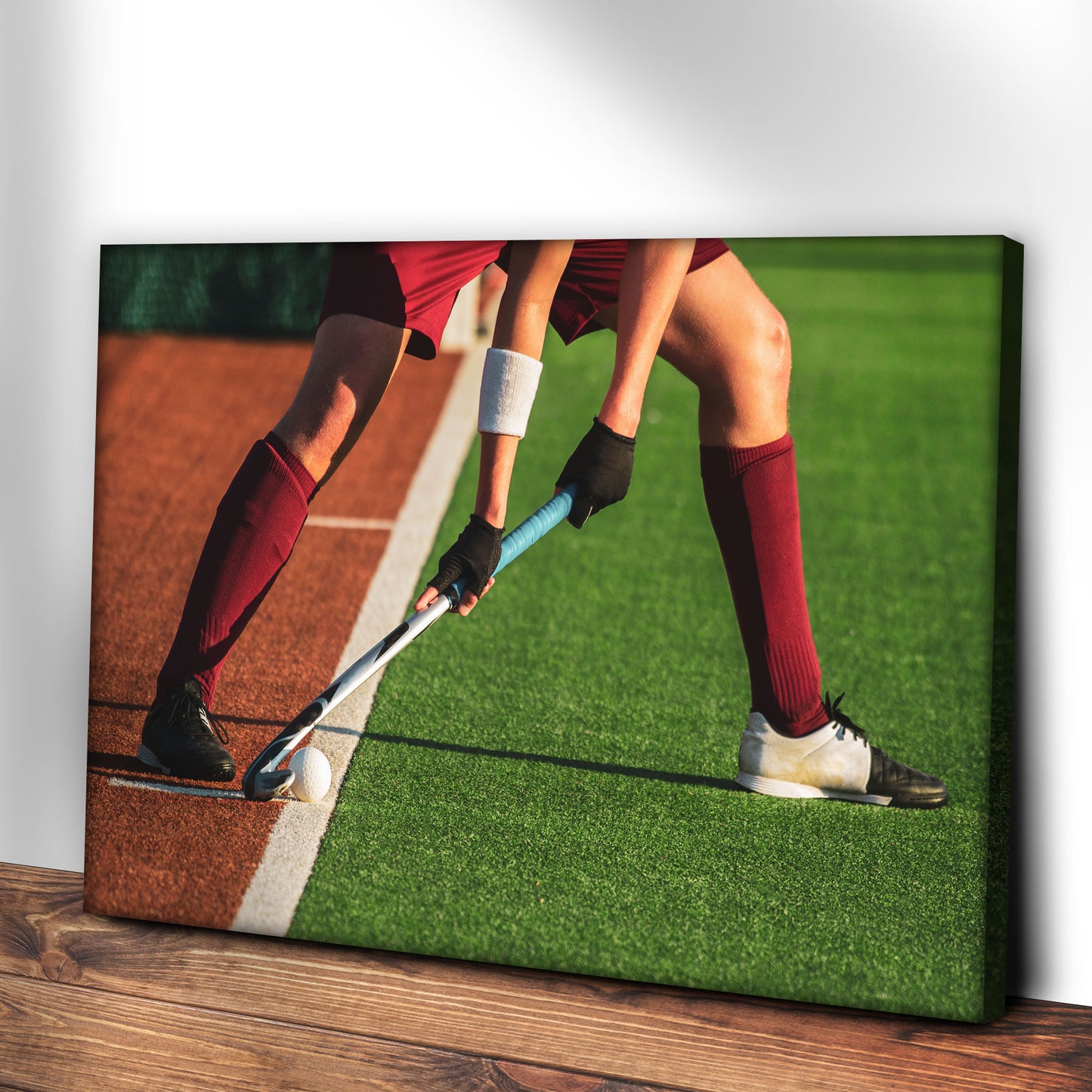 Hockey Player Canvas Wall Art Style 2 - Image by Tailored Canvases