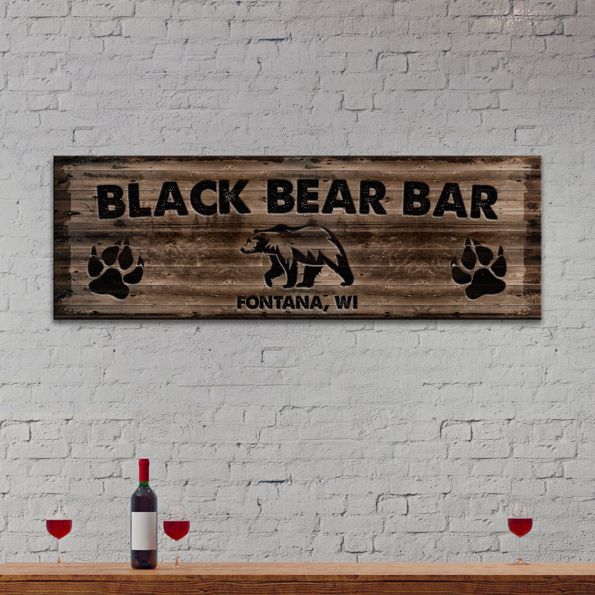 Bar Sign IV - Image by Tailored Canvases