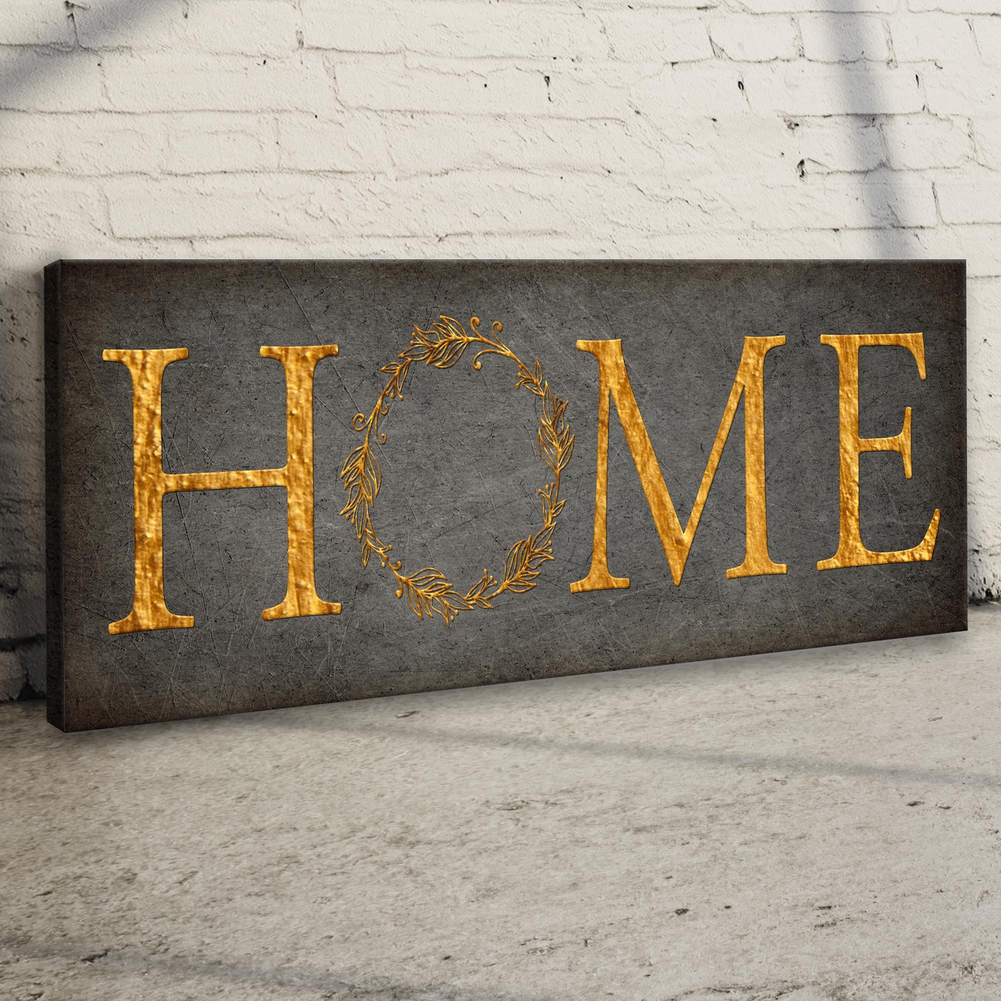 Home Sign III Style 2 - Image by Tailored Canvases
